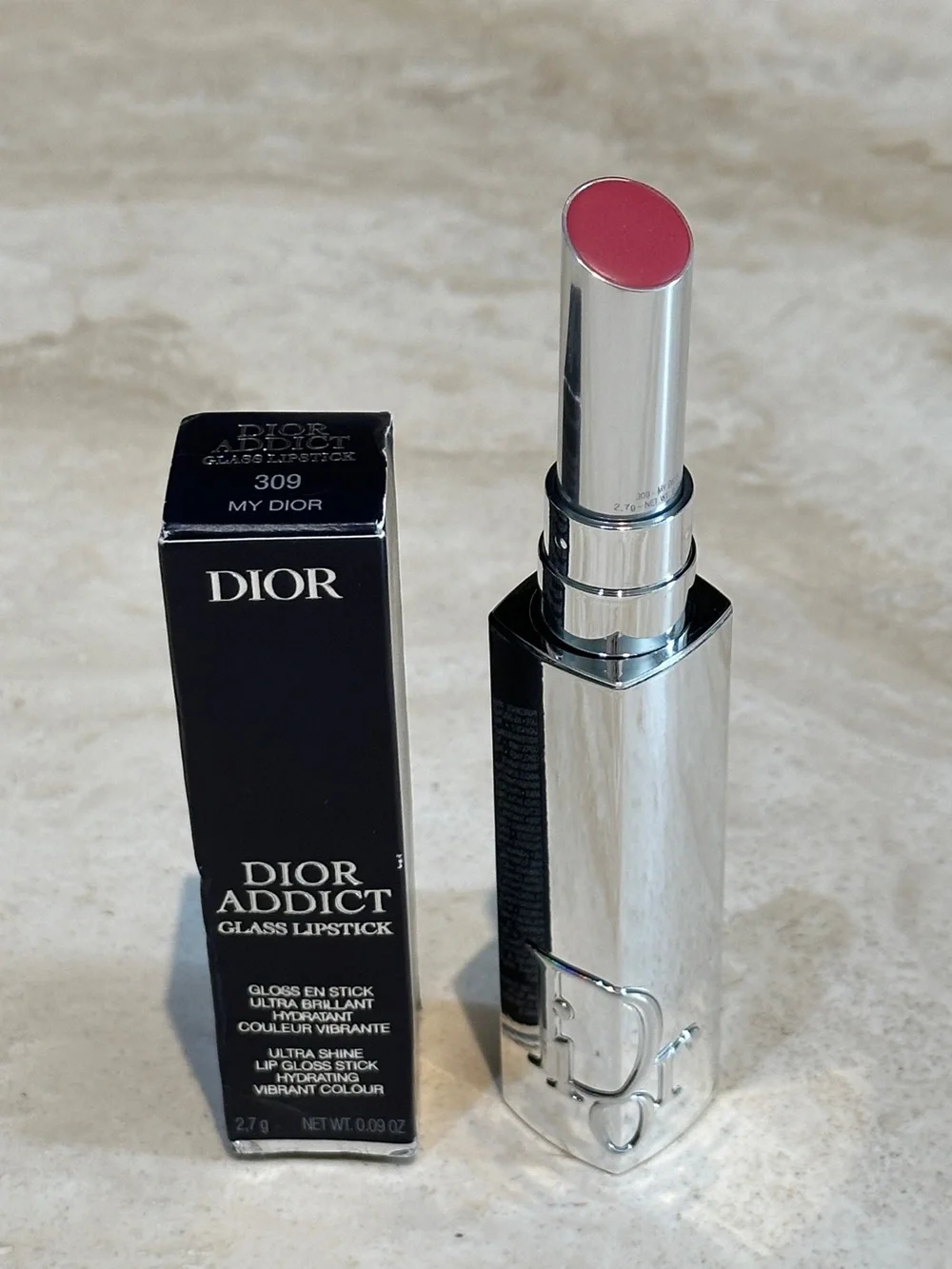 Dior Addict Glass Lipstick Ultra-Shine Hydrating Lip Gloss Stick - 309 My Dior